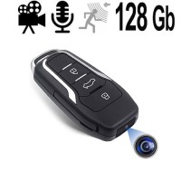 HD SpyCam im Autoschlüssel-Gehäuse, 128 GB